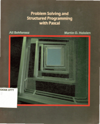 Image of PROBLEM SOLVING AND STRUCTURED PROGRAMMING WITH PASCAL