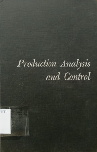 Image of PRODUCTION ANALYSIS AND CONTROL
