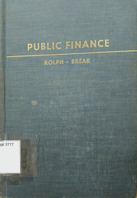 Image of PUBLIC FINANCE