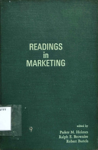 Image of READINGS IN MARKETING