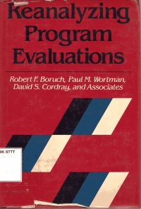Image of REANALYZING PROGRAM EVALUATIONS