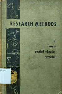 Image of RESEARCH METHODS: IN HEALTH PHYSICAL EDUCATION RECREATION