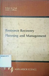 Image of RESOURCE RECOVERY PLANNING AND MANAGEMENT