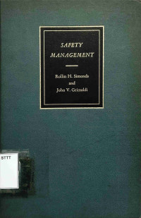 Image of SAFETY MANAGEMENT: ACCIDENT COST AND CONTROL