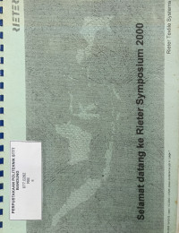 Image of SELAMAT DATANG KE RIETER SYMPOSIUM 2000