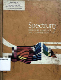 Image of SPECTRUM 2: LITERATURE, LANGUAGE, AND COMPOSITION
