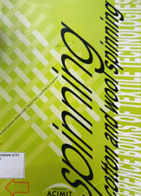 Image of SPINNING: COTTON AND WOOL SPINNING