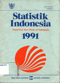 Image of STATISTIK INDONESIA (STATISTICAL YEAR BOOK OF INDONESIA) 1991