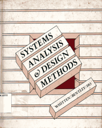 Image of SYSTEMS ANALYSIS DESIGN METHODS