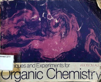 Image of TECHNIQUES AND EXPERIMENTS FOR ORGANIC CHEMISTRY