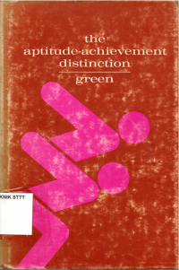 Image of THE APTITUDE-ACHIEVENMENT DISTINCTION