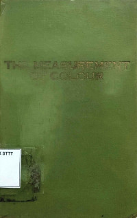Image of THE MEASUREMENT OF COLOUR