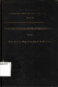 Image of THEORETISCHE BEDRIJFSECONOMIE II