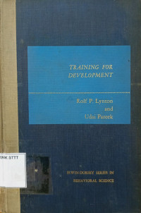 Image of TRAINING FOR DEVELOPMENT