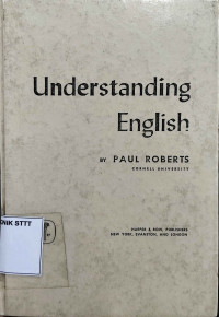 Image of UNDERSTANDING ENGLISH