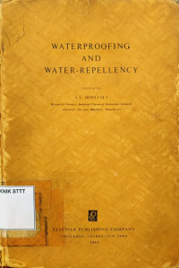 Image of WATERPROOFING AND WATER-REPELLENCY.