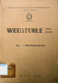 Image of WEBSTUHLE 100W 1000W TEIL A: EINSCHUTZEN-LWEBSTUHL